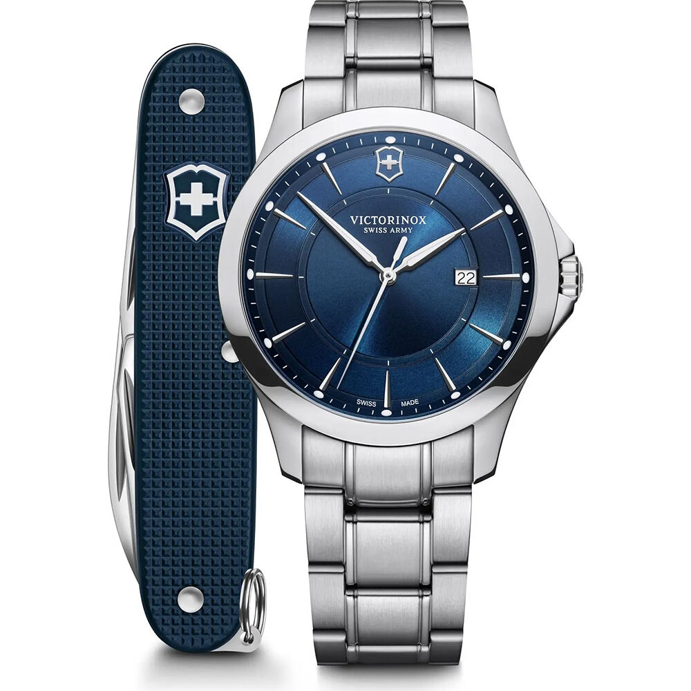 Victorinox Herrenuhr Alliance und Schweizer Taschenmesser im Set 241910.1