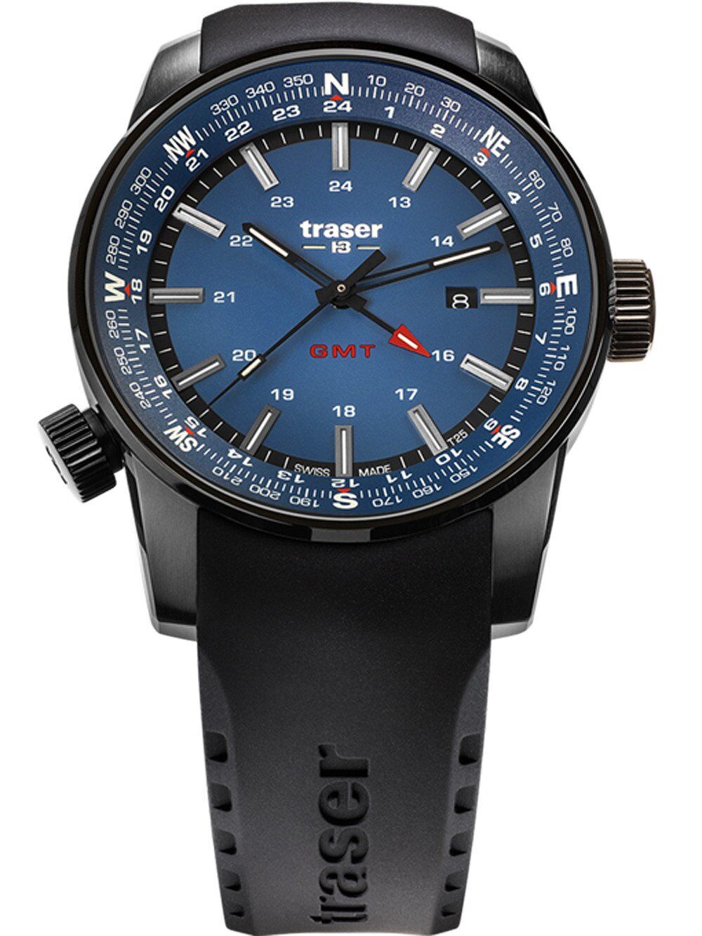 Traser H3 P68 Pathfinder GMT Blue Herrenuhr 109743