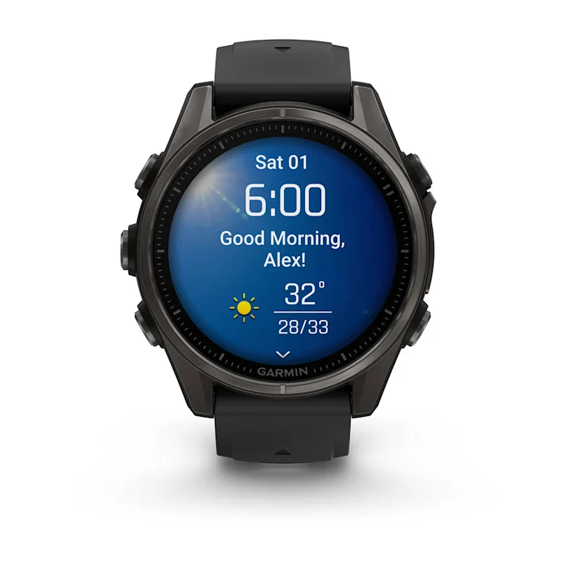 Garmin fēnix® 8 43 mm AMOLED Sapphire Black/Carbon Gray Titanium 010-02903-21