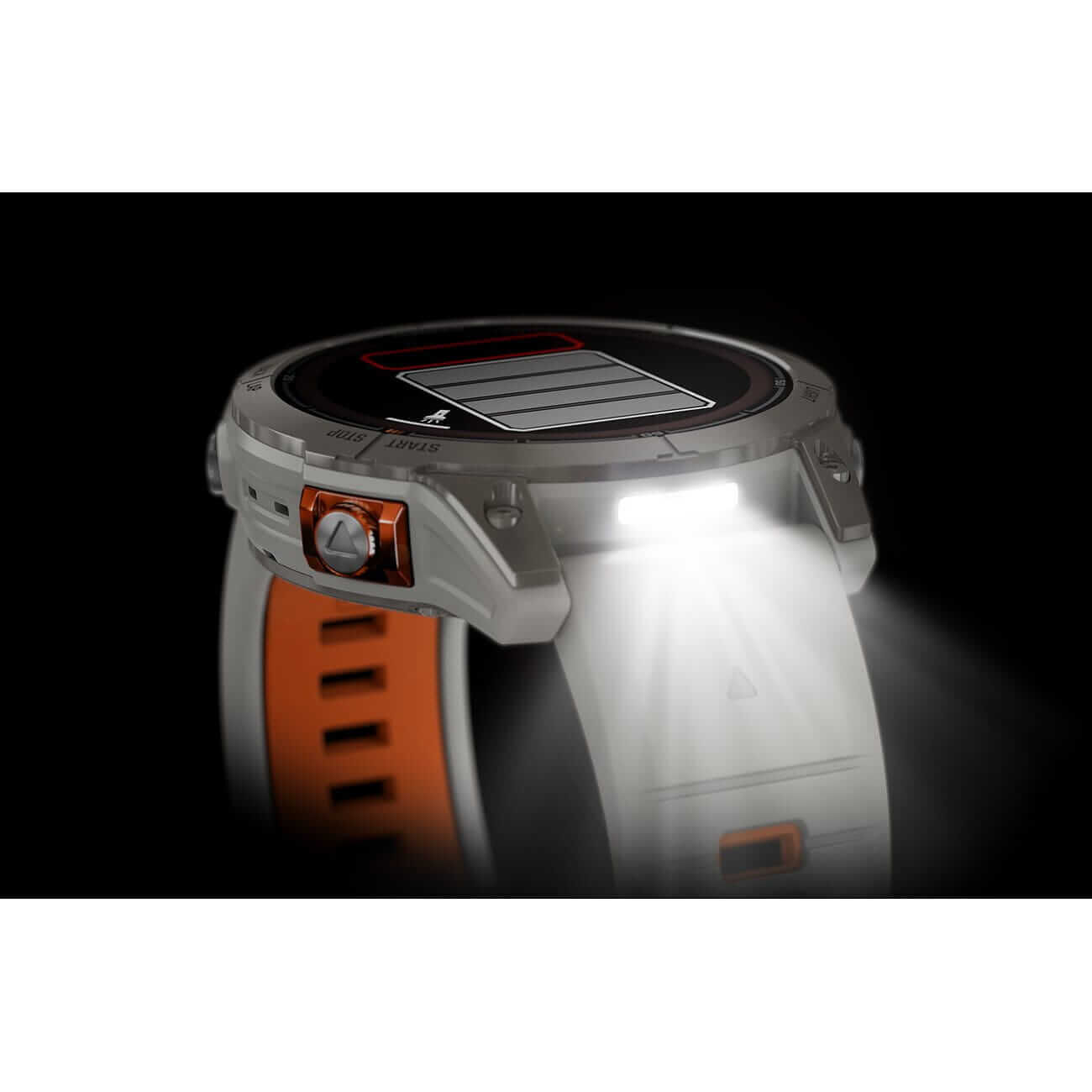 Garmin fēnix® 7 Pro Sapphire Solar Graphit Titan mit Lederarmband und Silikonband 010-02777-30