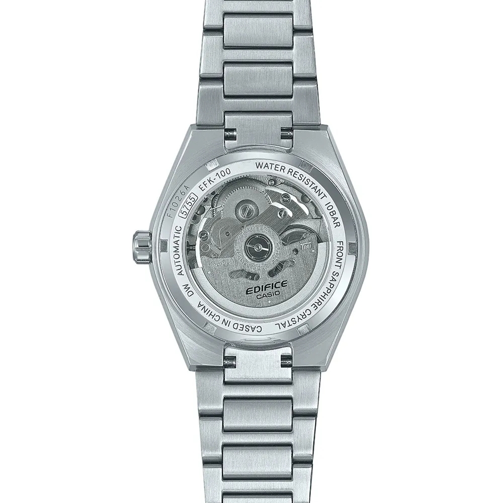 Casio Automatic EFK Silver Men's Watch EFK-100D-7AER Casio Automatic EFK Silver Men's Watch EFK-100D-7AER