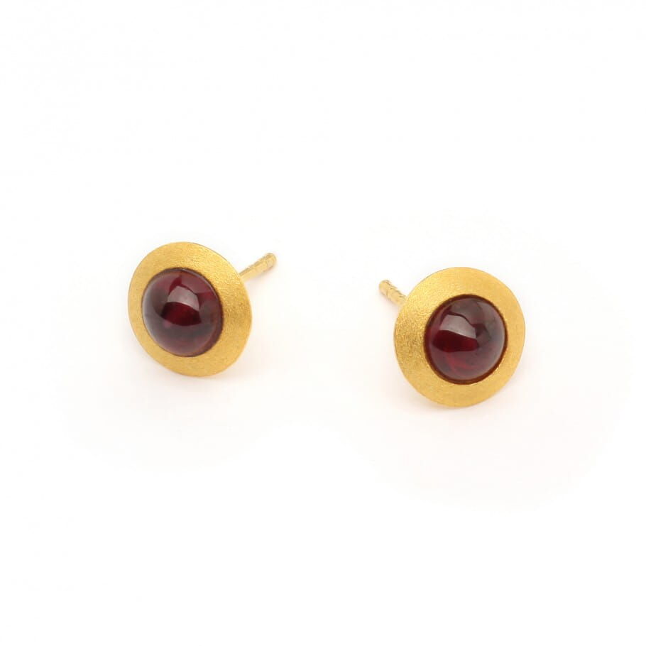 Bernd Wolf Disca earrings garnet 19227776