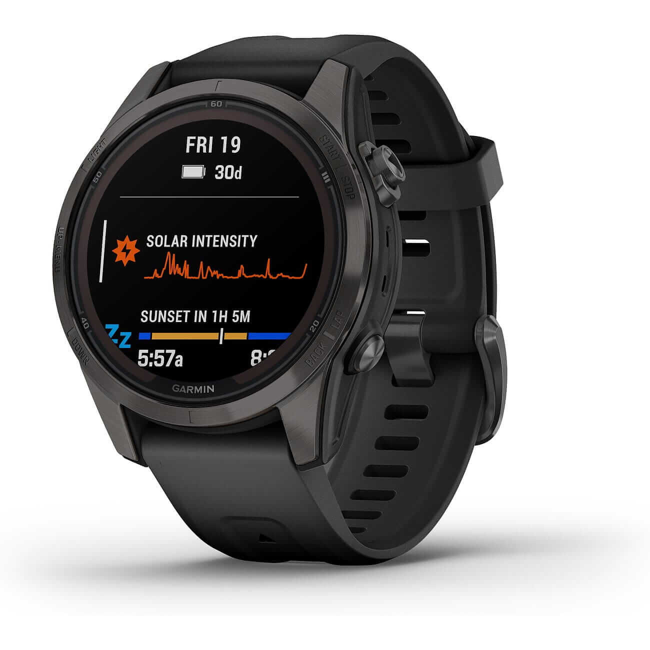 Garmin fenix 7S Pro Sapphire Solar schwarz/carbongrau 010-02776-11