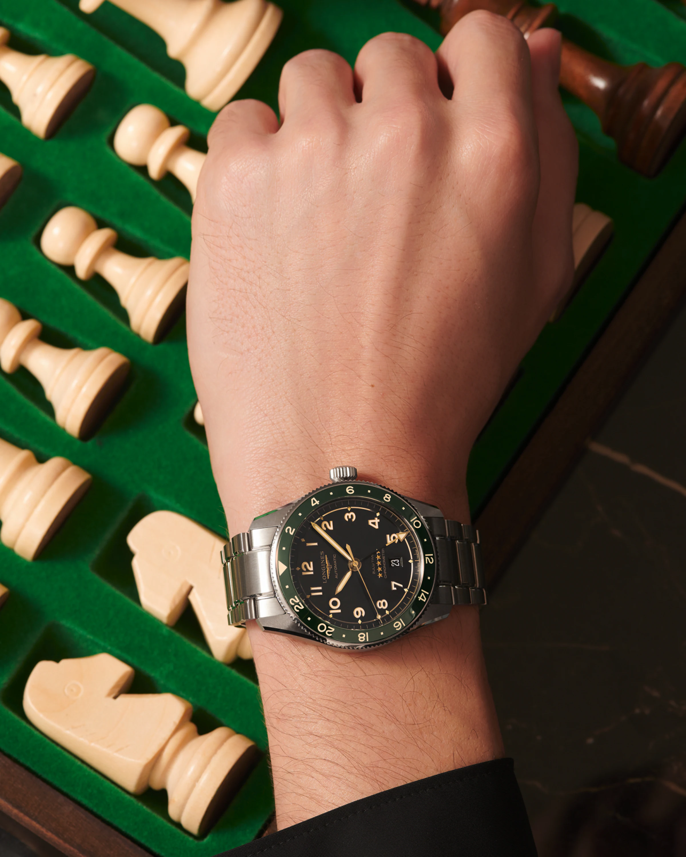 Longines Spirit Zulu Time Chronometer Herrenuhr L3.812.4.63.6