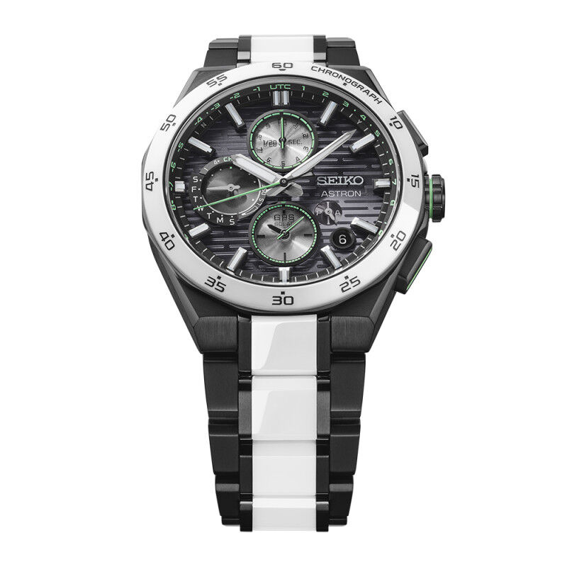 Seiko Astron GPS Solar Dual Time Chronograph Limited Edition Herrenuhr SSH185J1