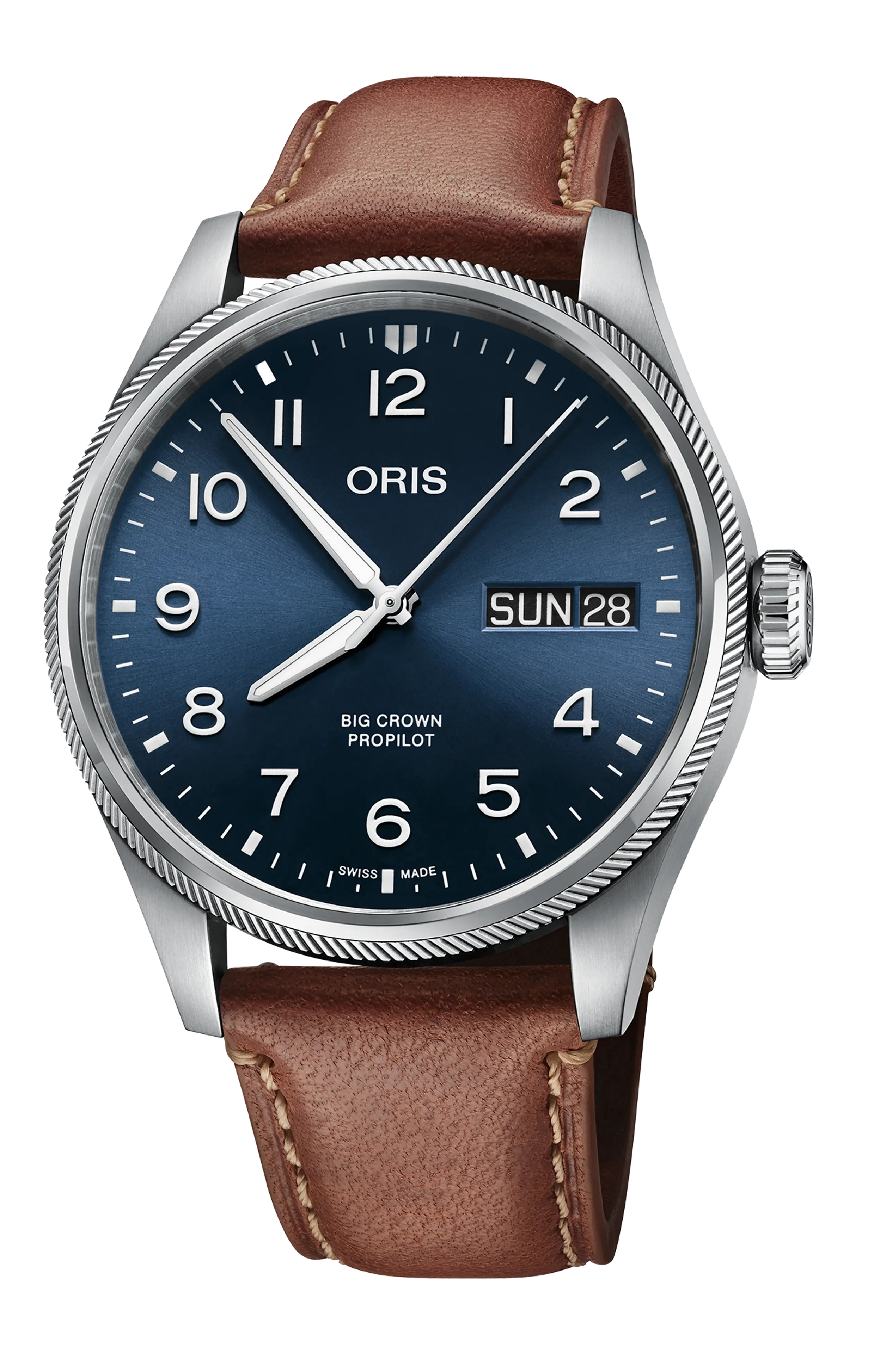 Oris Big Crown ProPilot Big Day Date 44mm, Brown Leather Strap, 38-Hour Power Reserve Men's Watch 01 752 7760 4065-07 5 22 07LC