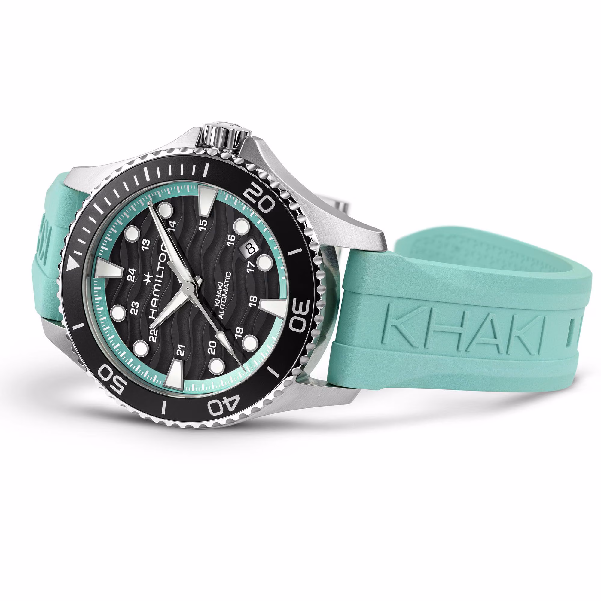 Hamilton Khaki Navy Scuba 40 mm, Turquoise, Limited Edition Men's Watch H82415331