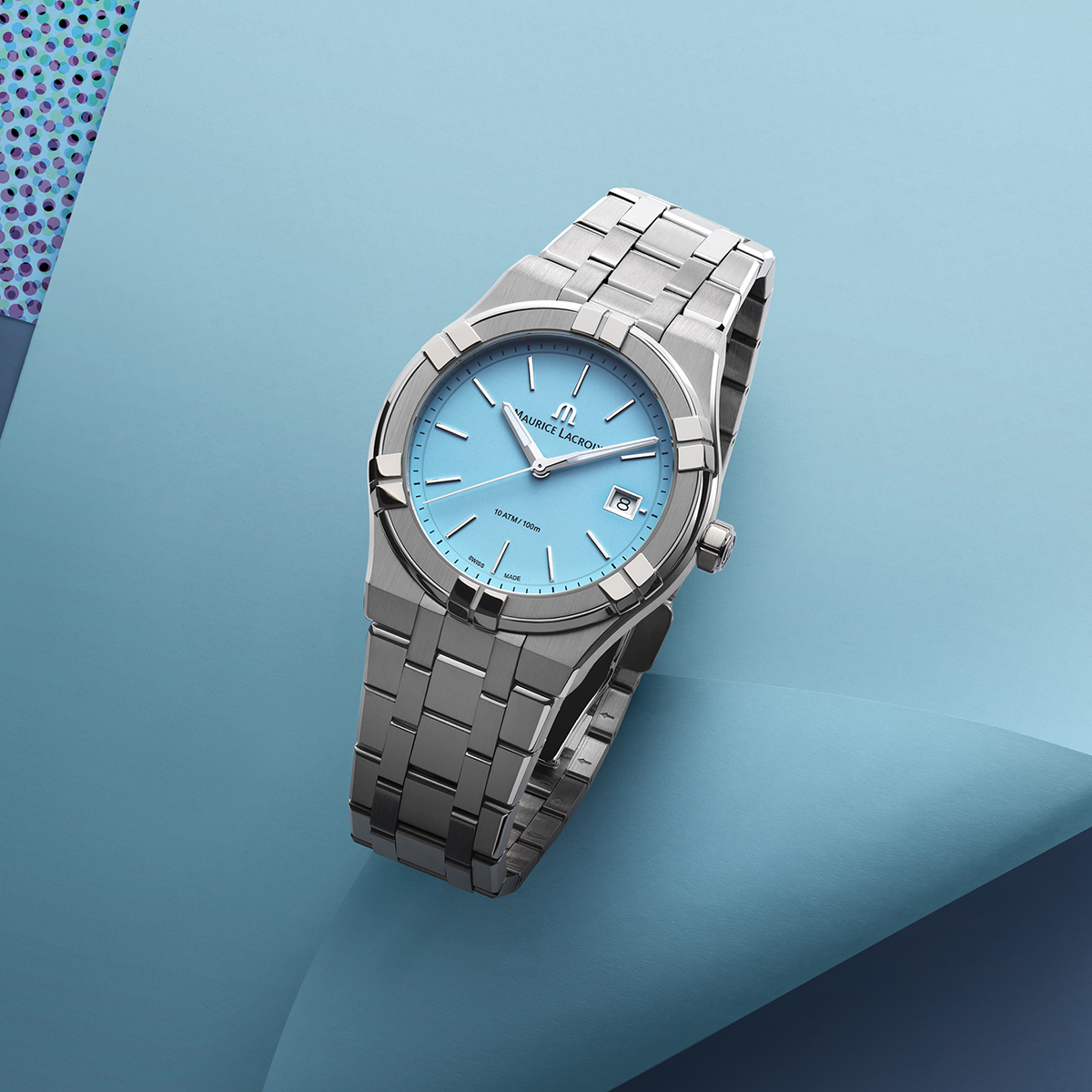 Maurice Lacroix AIKON QUARTZ COLOURS EDITION Herrenuhr AI1108-SS002-431-1