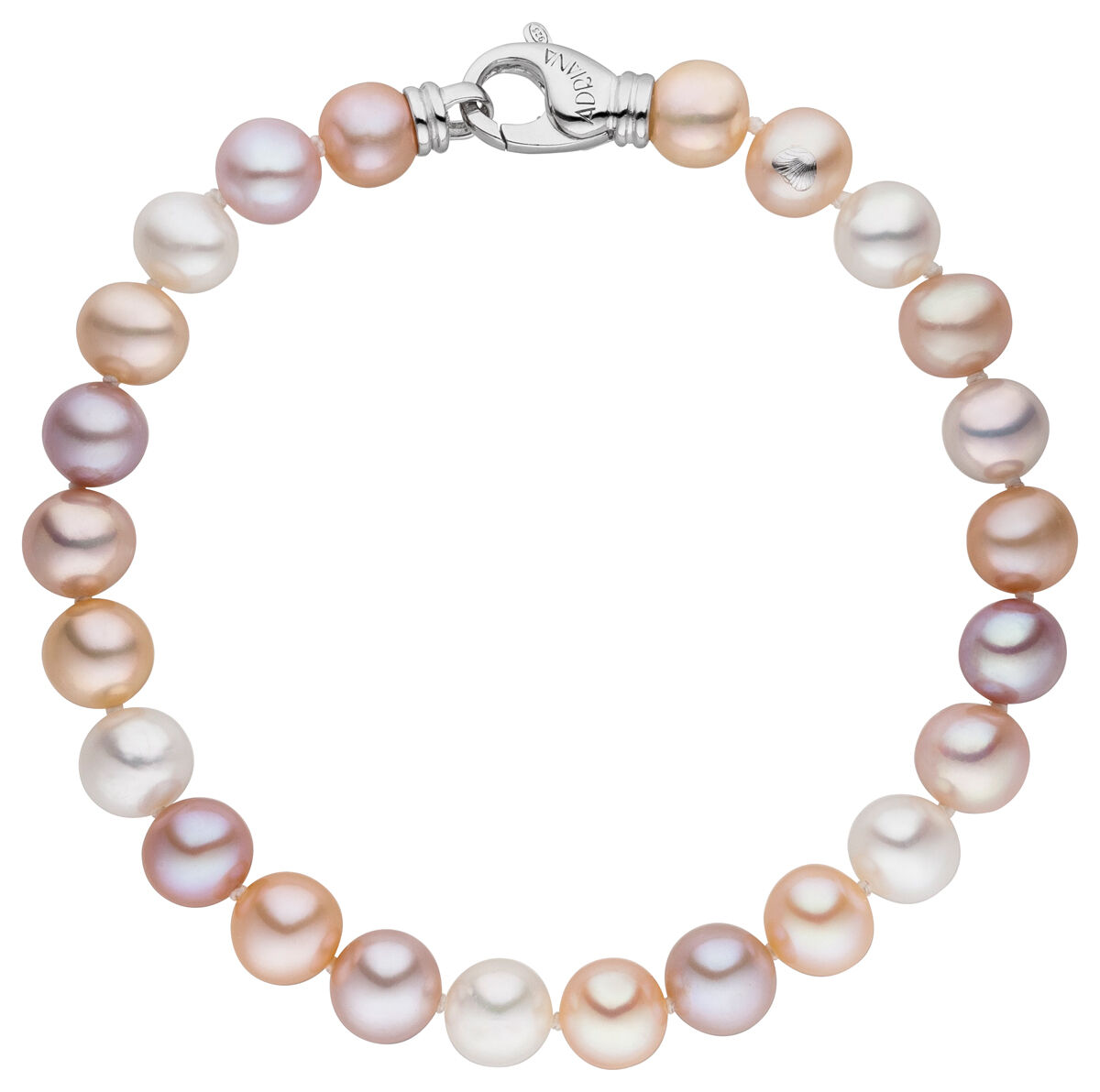 M10-7 Adriana Perlenarmband Süßwasser multicolor M10-7