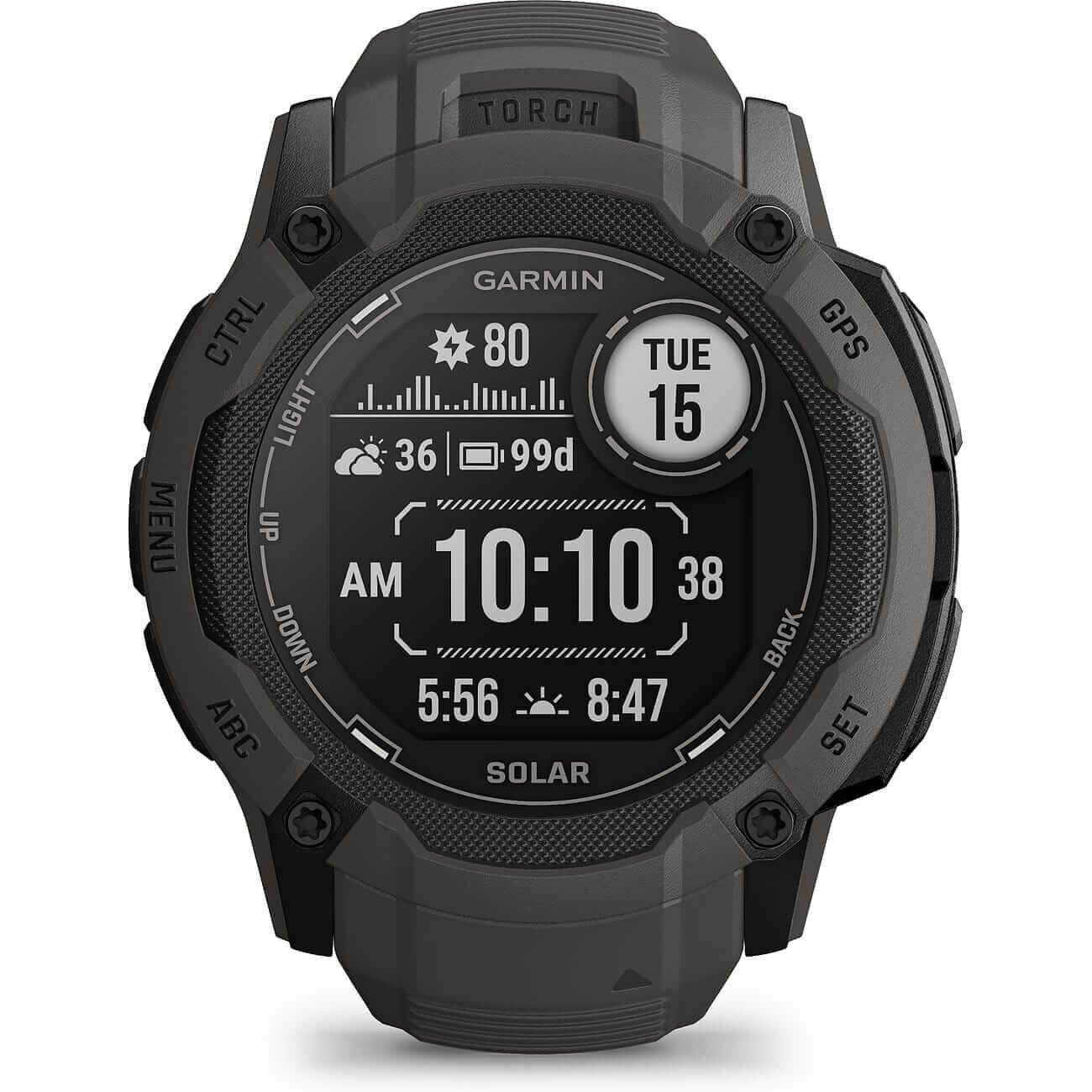 Garmin Instinct 2X Solar Graphit Herrenuhr 010-02805-00