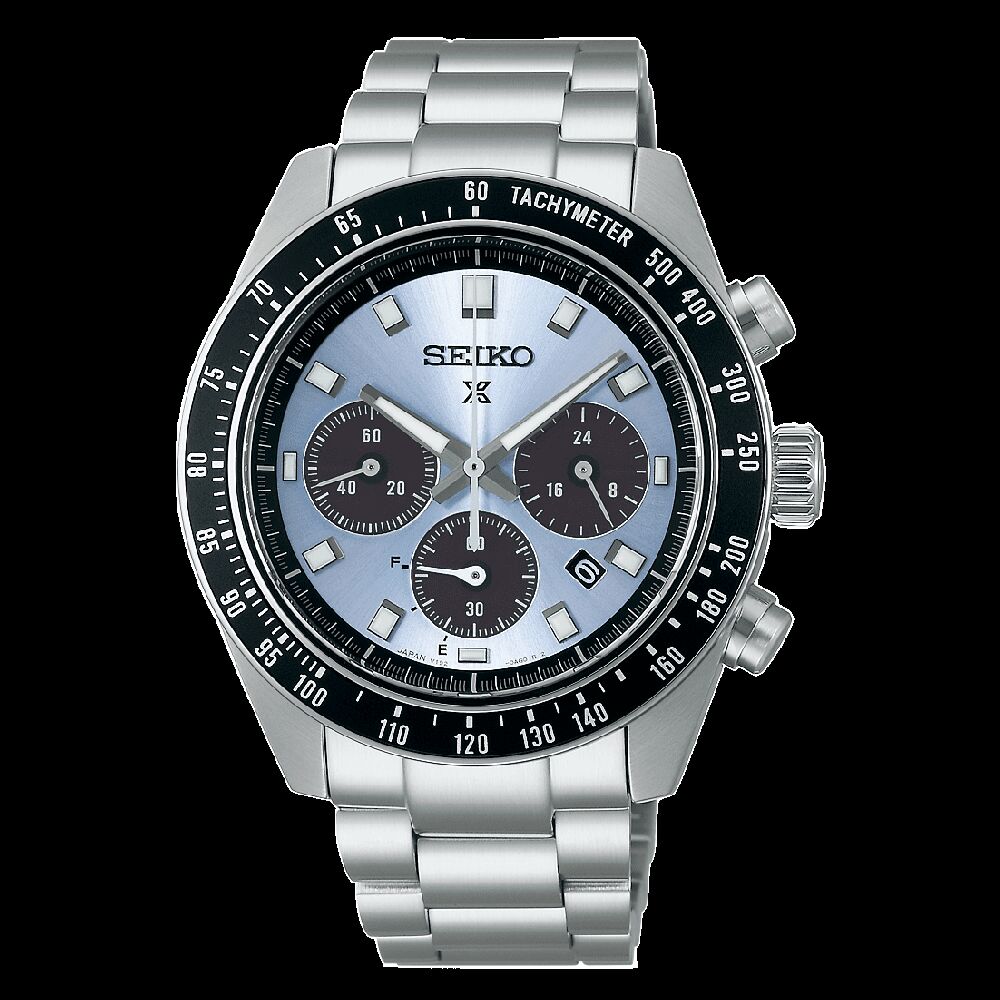 Uhr-Herren-Prospex-Automatik-Solar-Chronograph Seiko Prospex Speedtimer Chronograph Men's Watch SSC935P1