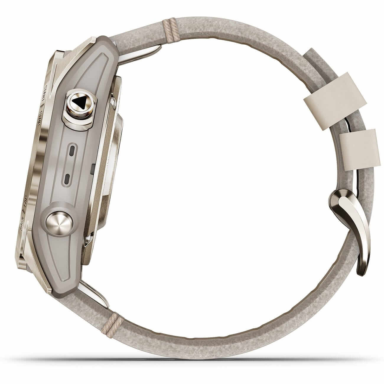 88786271_3 Garmin fēnix® 7S Pro Sapphire Solar Beige/Softgold mit Lederarmband und Silikonband 010-02776-30