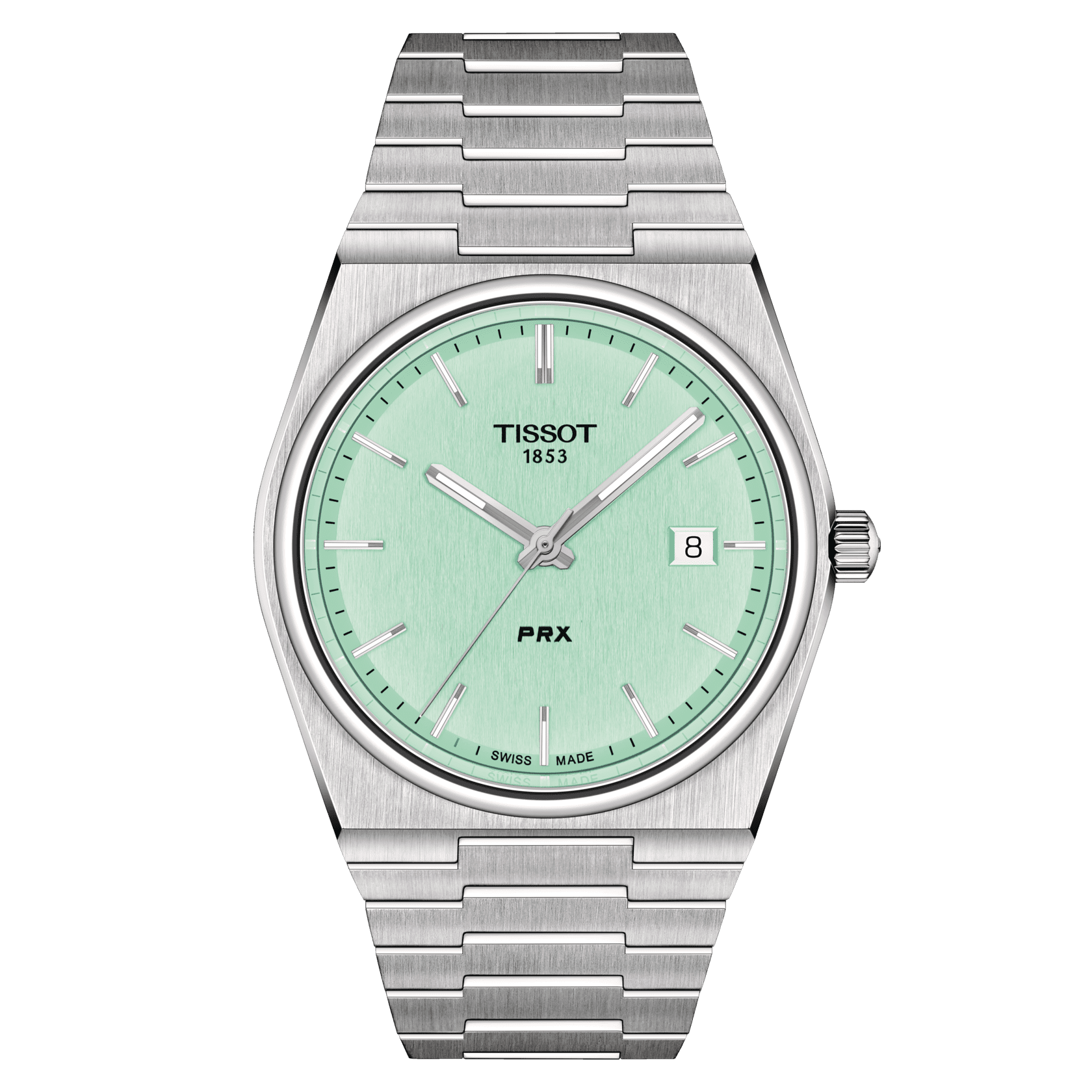 Tissot PRX Quartz Herrenuhr Mintgrün T137.410.11.091.01