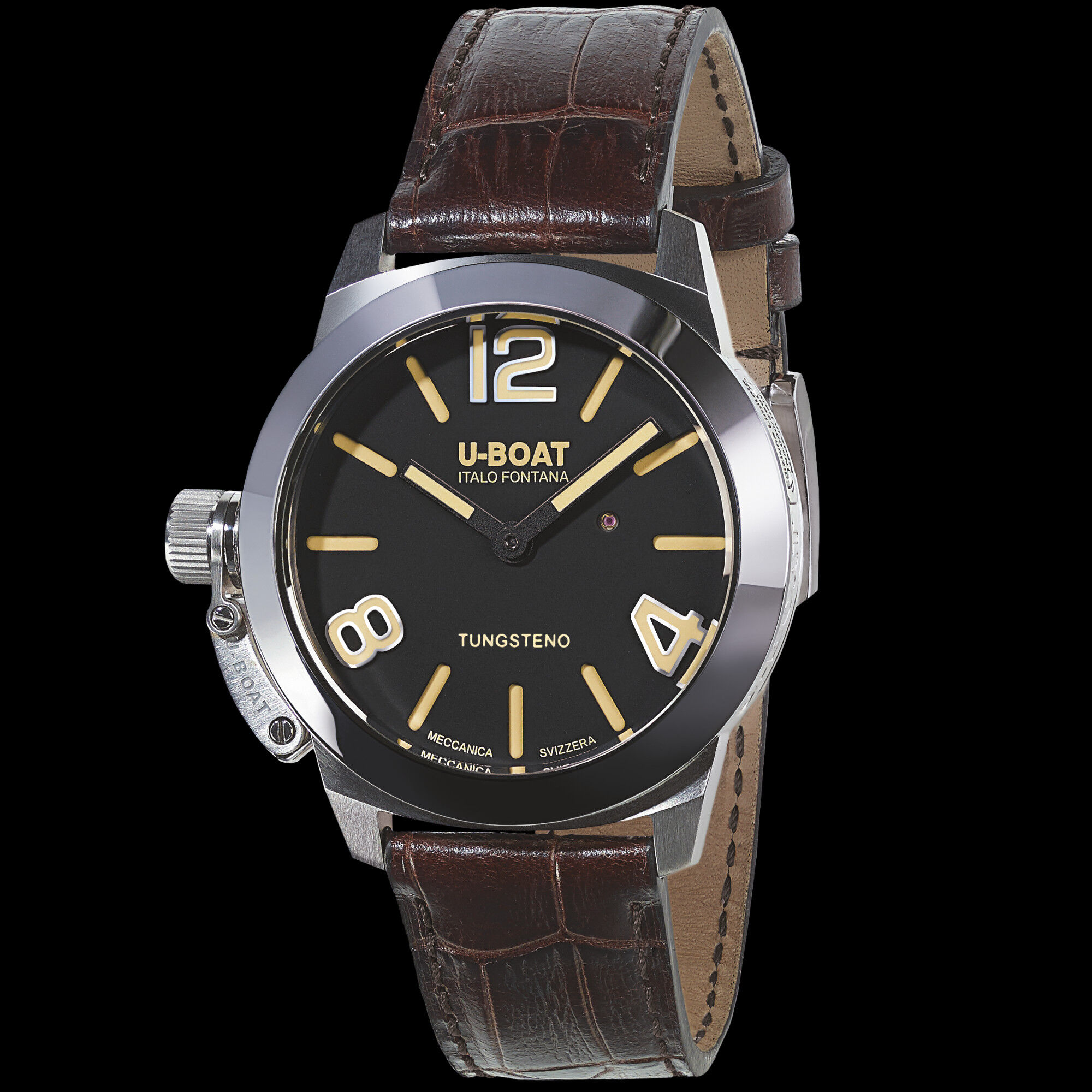 U-BOAT Herren Uhr STRATOS 40 BK 9002