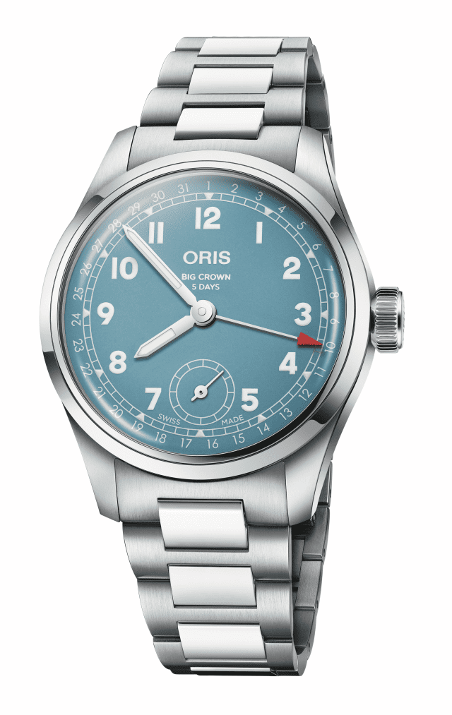 Oris Big Crown Pointer Date Calibre 473 38mm  Blau Herrenuhr 01 473 7786 4065-07 8 19 06