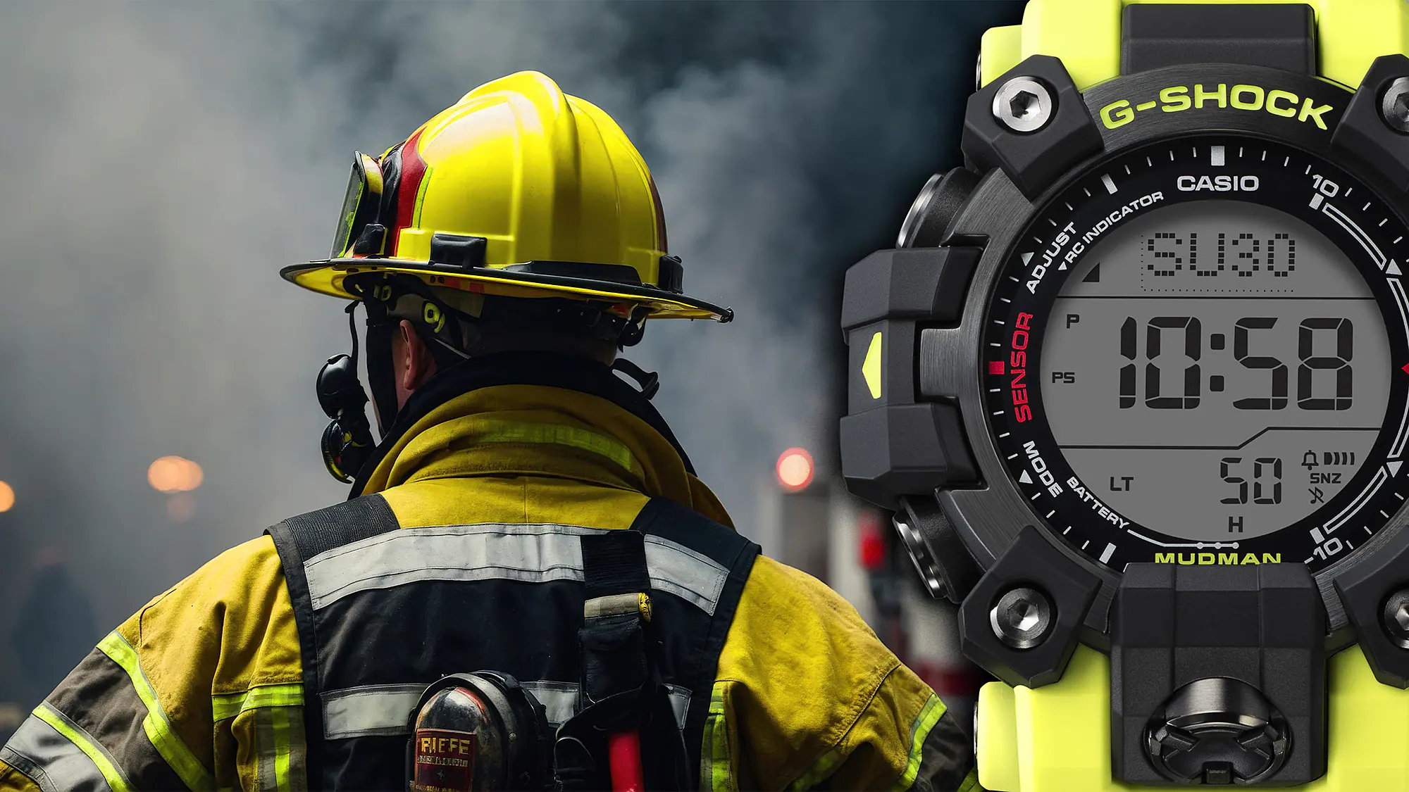 G-SHOCK MASTER OF G MUDMAN GW-9500MRY-1A9ER