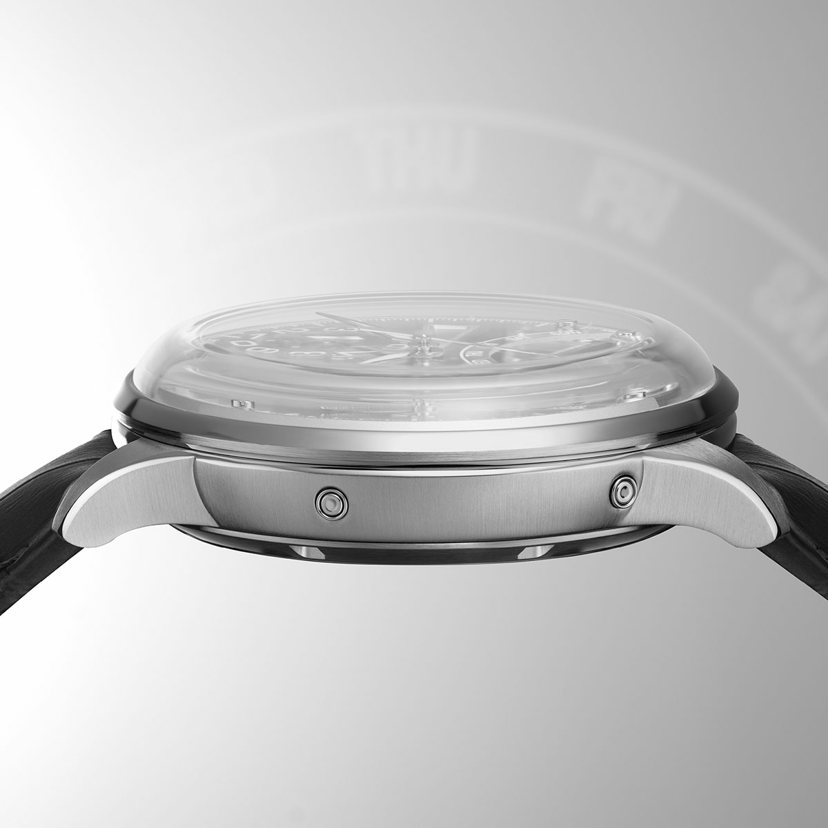 Maurice Lacroix 1975 Master Grand Date Retrograde, automatic watch, leather strap, men's watch 758008-SS001-090-2