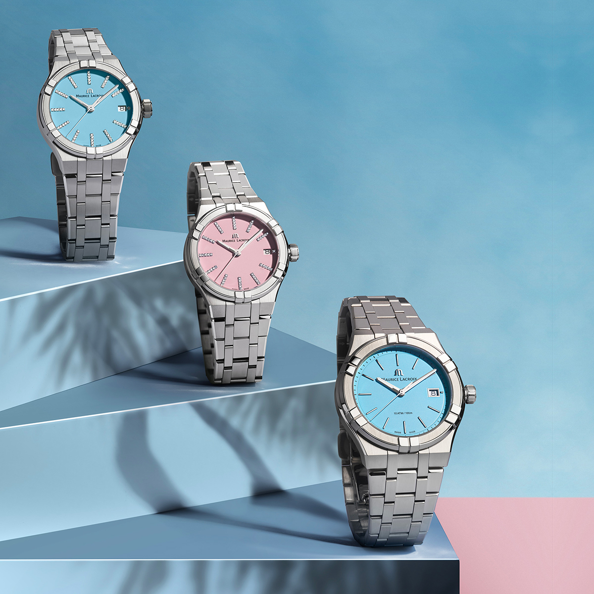 Maurice Lacroix AIKON QUARTZ COLOURS EDITION Damenuhr AI1106-SS002-550-1