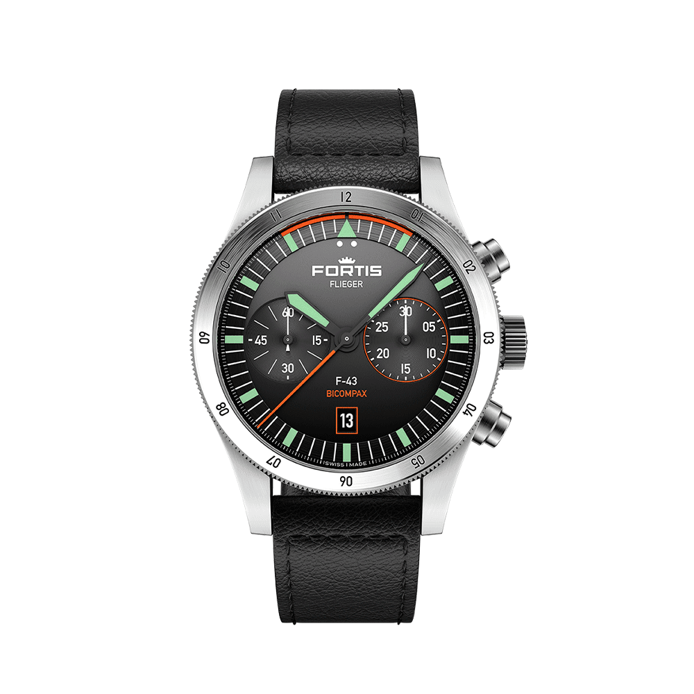 Fortis FLIEGER F-43 Bicompax Original Men's Watch F4240005