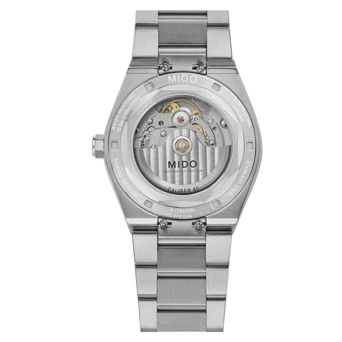 Mido Multifort 8 One Crown, Multicolor, Achteckige Lünette, Gangreserve bis zu 80 Stunden Herrenuhr M055.507.22.051.00