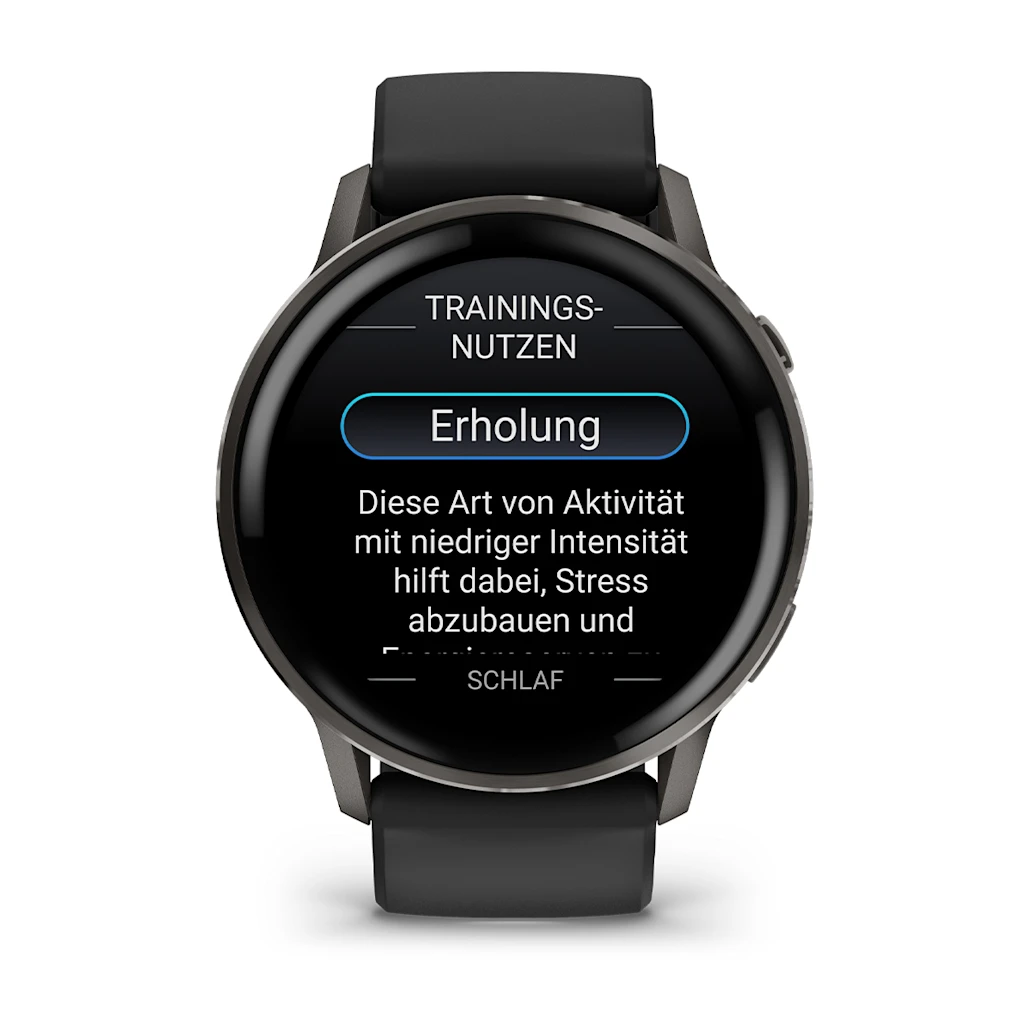 Garmin Venu® 4 - 45 mm Schwarz/Schiefergrau mit Schnellwechsel-Silikon-Armband 22 mm Unisexuhr 010-03014-00