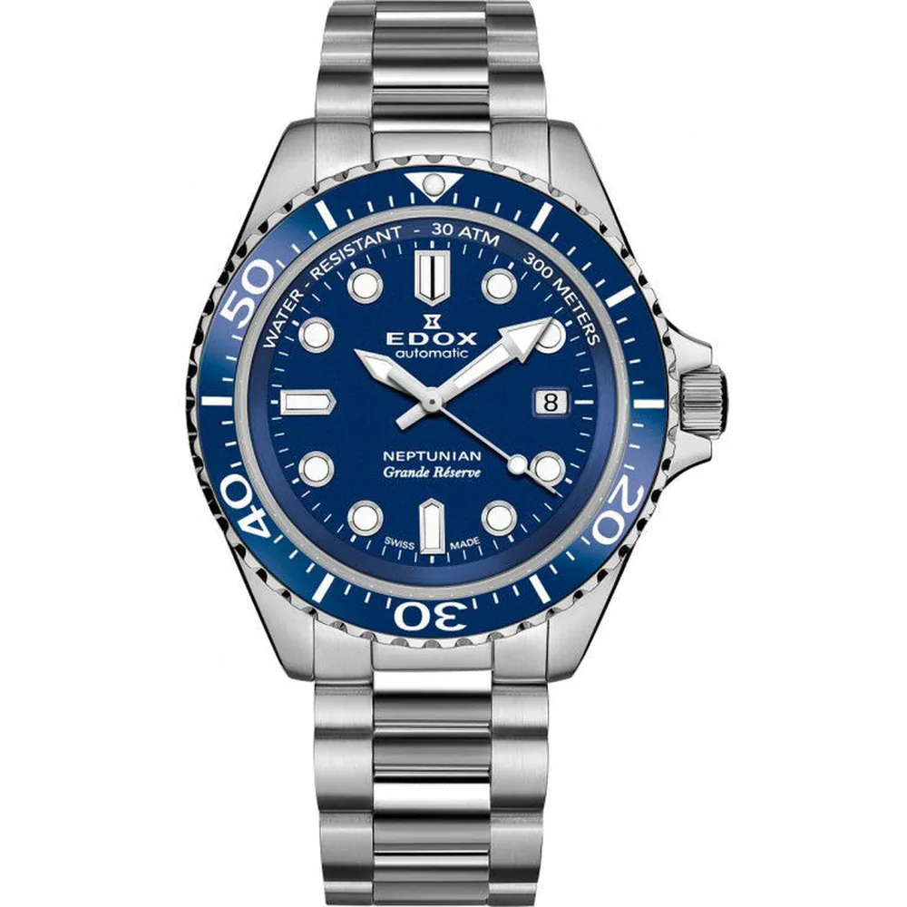 Edox-80801-3BUM-BUIN-7640428082214-jpg Edox Neptunian Grande Réserve Date Automatic Men's Watch 80801-3BUM-BUIN