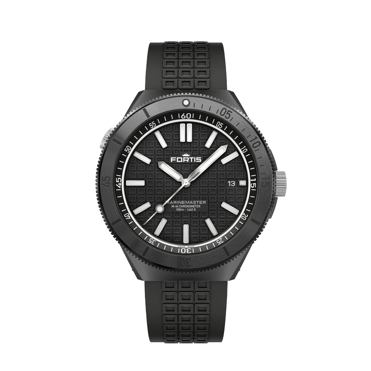 Fortis MARINEMASTER M44 DLC RESIN AUF HORIZON STRAP Herrenuhr F8120030