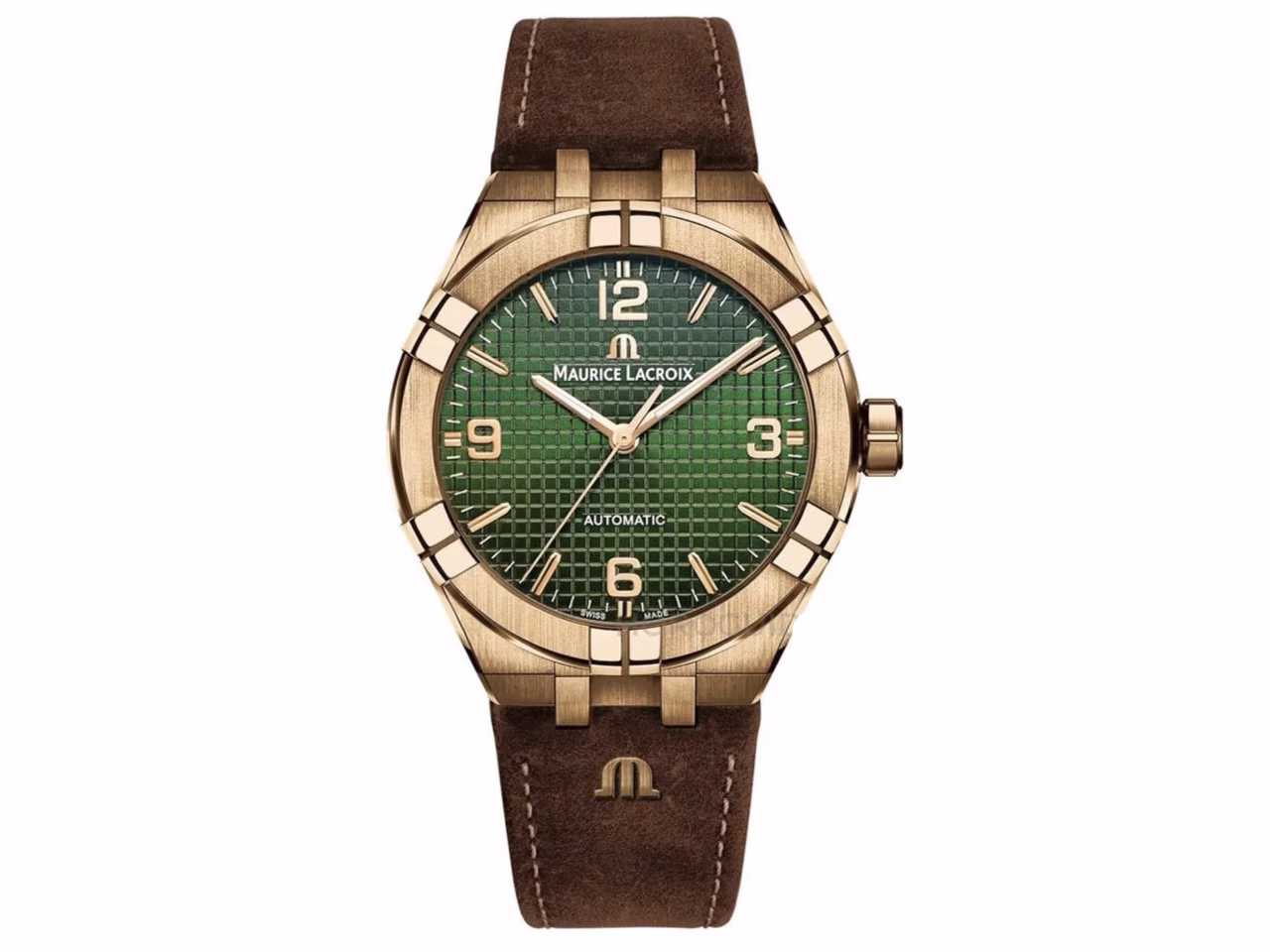 Maurice Lacroix Aikon Automatic Limited Edition, Leather Strap and Rubber Strap Men's Watch AI6008-BRZ0B-630-M