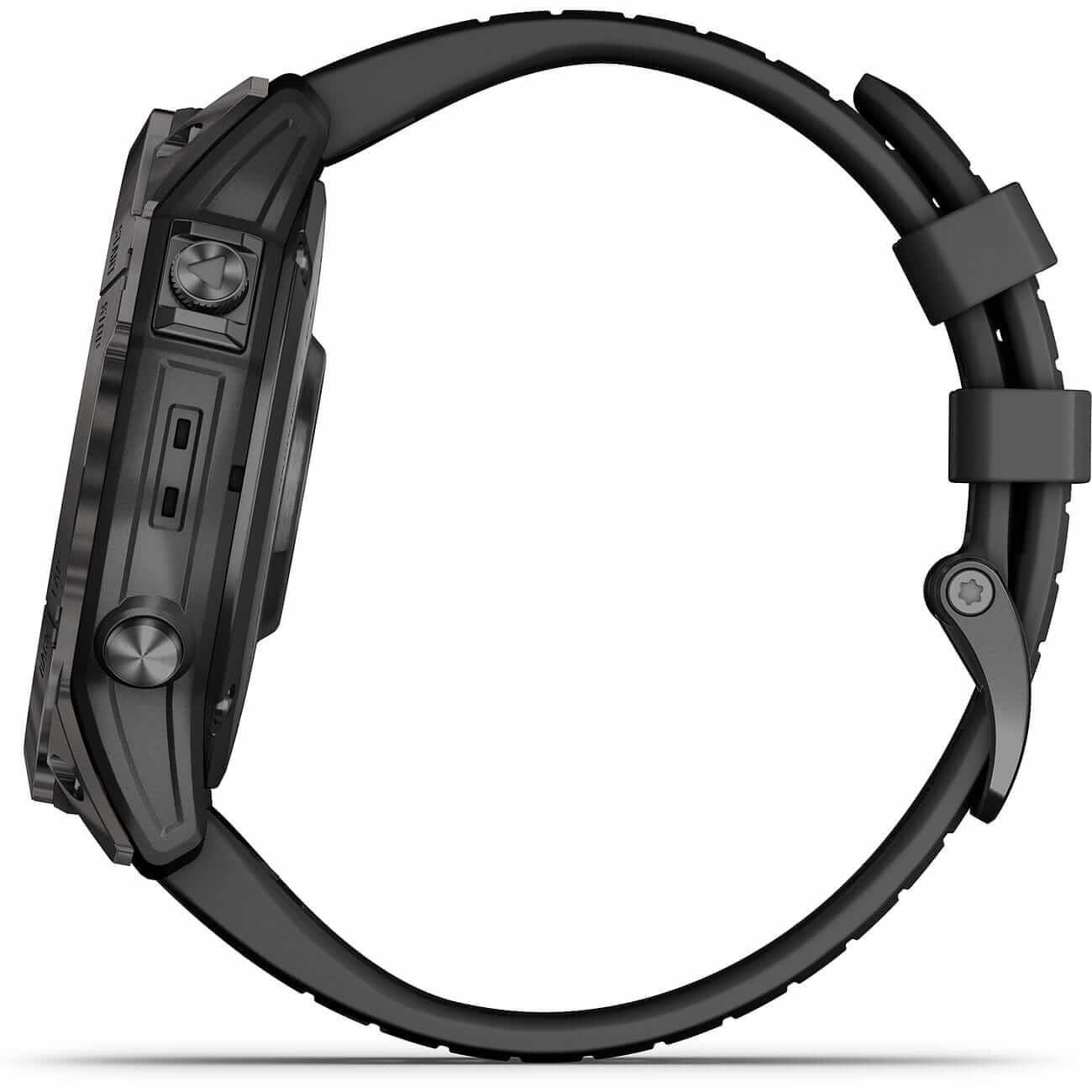 Garmin fēnix® 7X Pro Sapphire Solar Carbon Gray Titanium Silicone Strap 010-02778-11