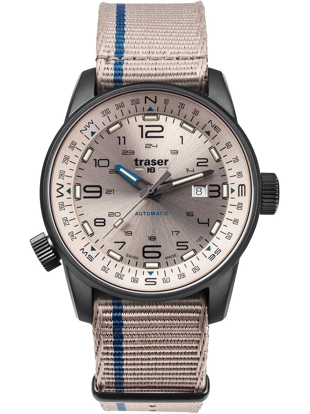 Traser H3 P68 Pathfinder Automatic Beige Herrenuhr 110454