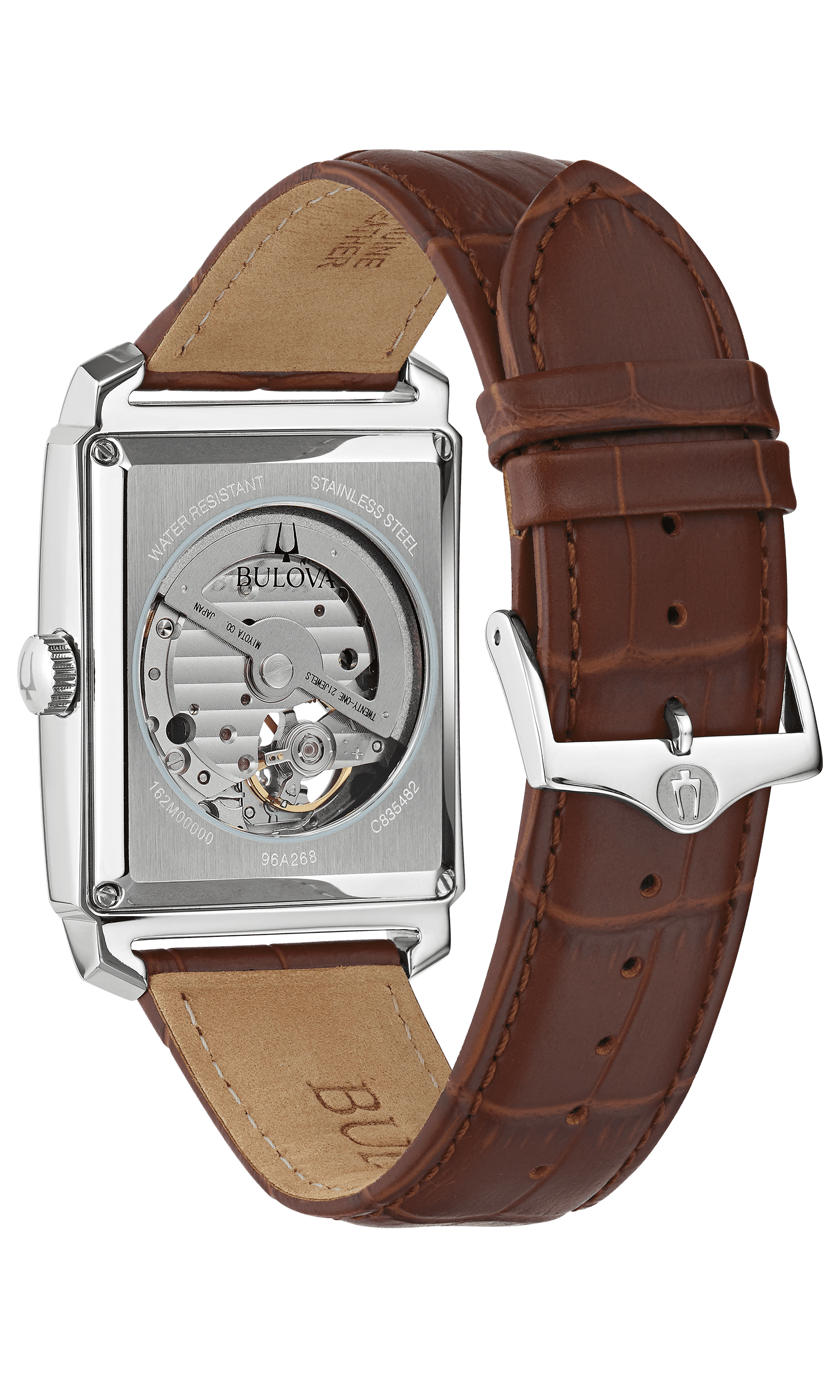 96A268_BULOVA_Classic-Sutton_Back Bulova Sutton Automatik Herrenuhr 96A268