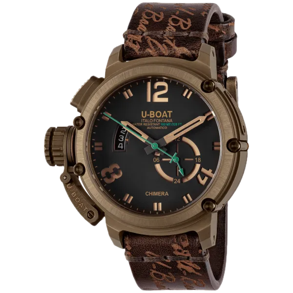 U-Boat Chimera 46mm, Solo Tempo Bronzo Herrenuhr 8527