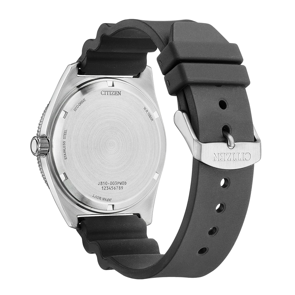 Citizen Eco-Drive Marine Sports, Gummiband (Urethan) schwarz, 43mm Herrenuhr AW1889-00E