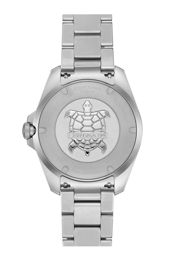 Certina DS-X GMT Quarz Grau Edelstahl Herrenuhr C047.452.11.081.01