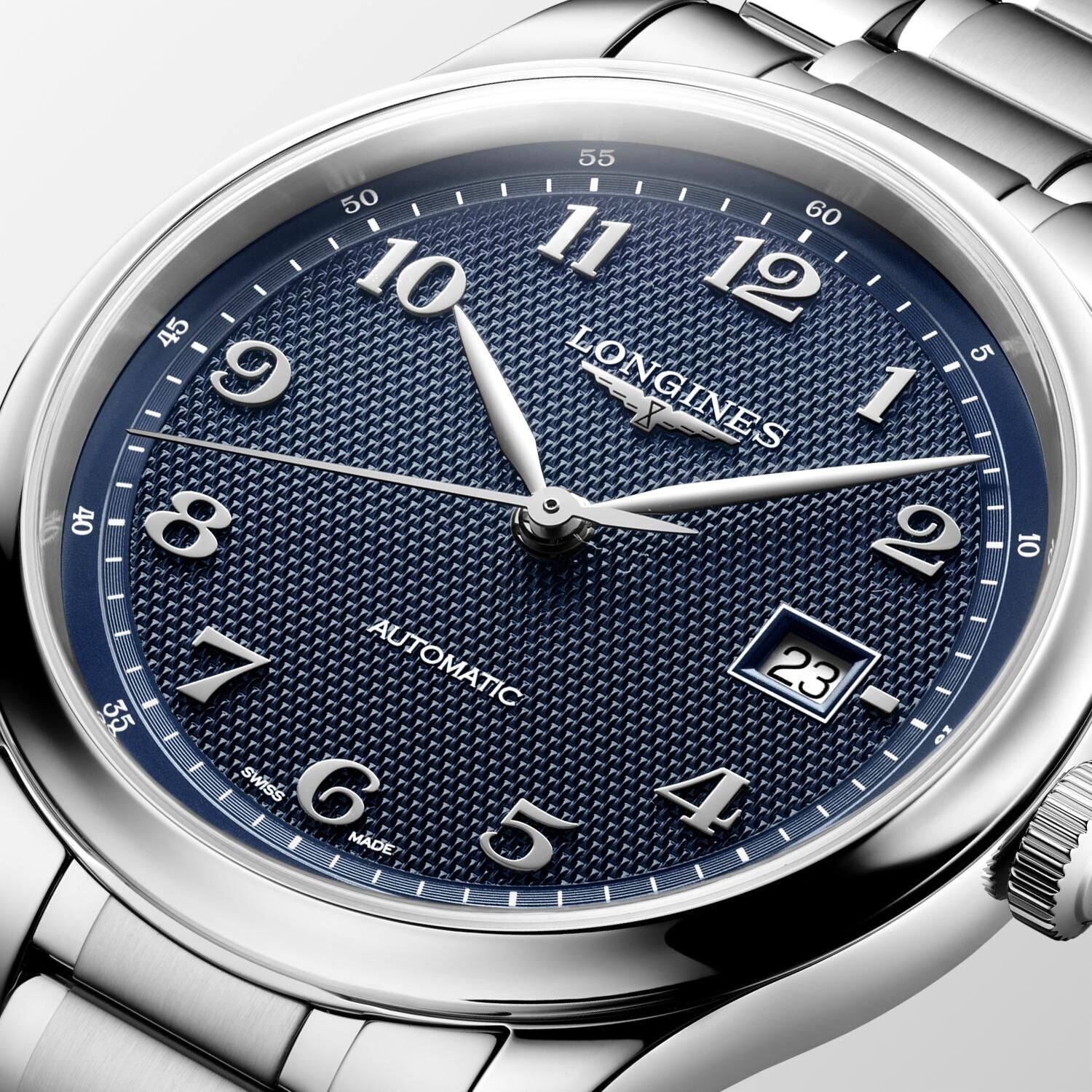 Longines Master Collection Herrenuhr blau 41mm L2.950.4.93.6