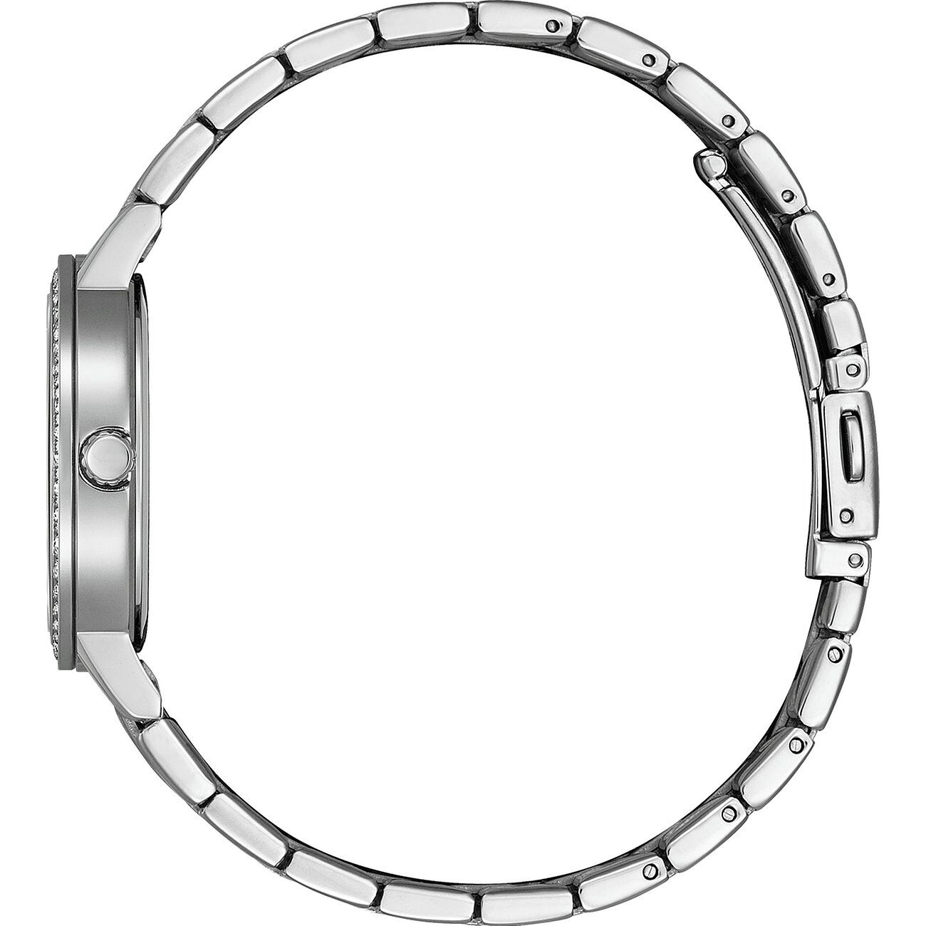 Citizen Analog Quart, Pink Dial with 8 Diamonds Ladies' Watch EL3100-55W