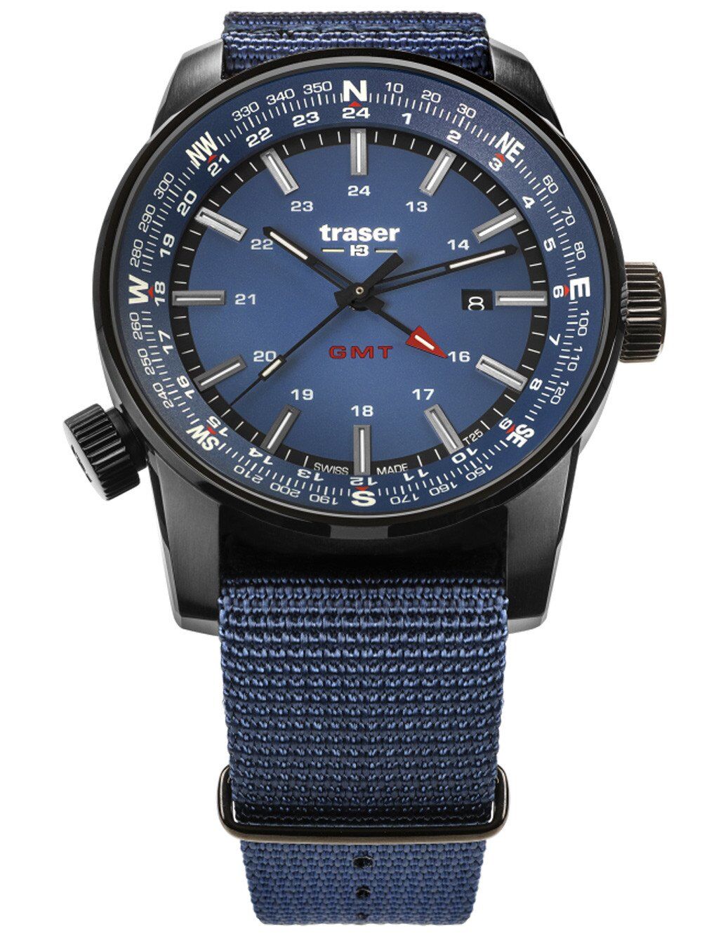 Traser H3 P68 Pathfinder GMT Blue Herrenuhr 109034