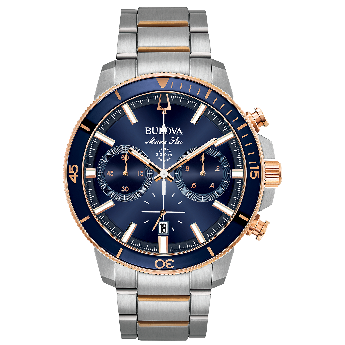 Bulova men's watch Marine Star 98B301