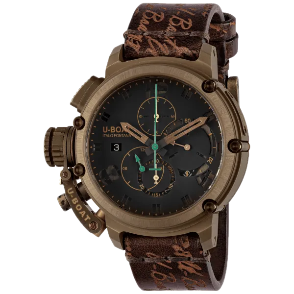 U-Boat Chimera 46mm Chrono Bronzo Herrenuhr 8526