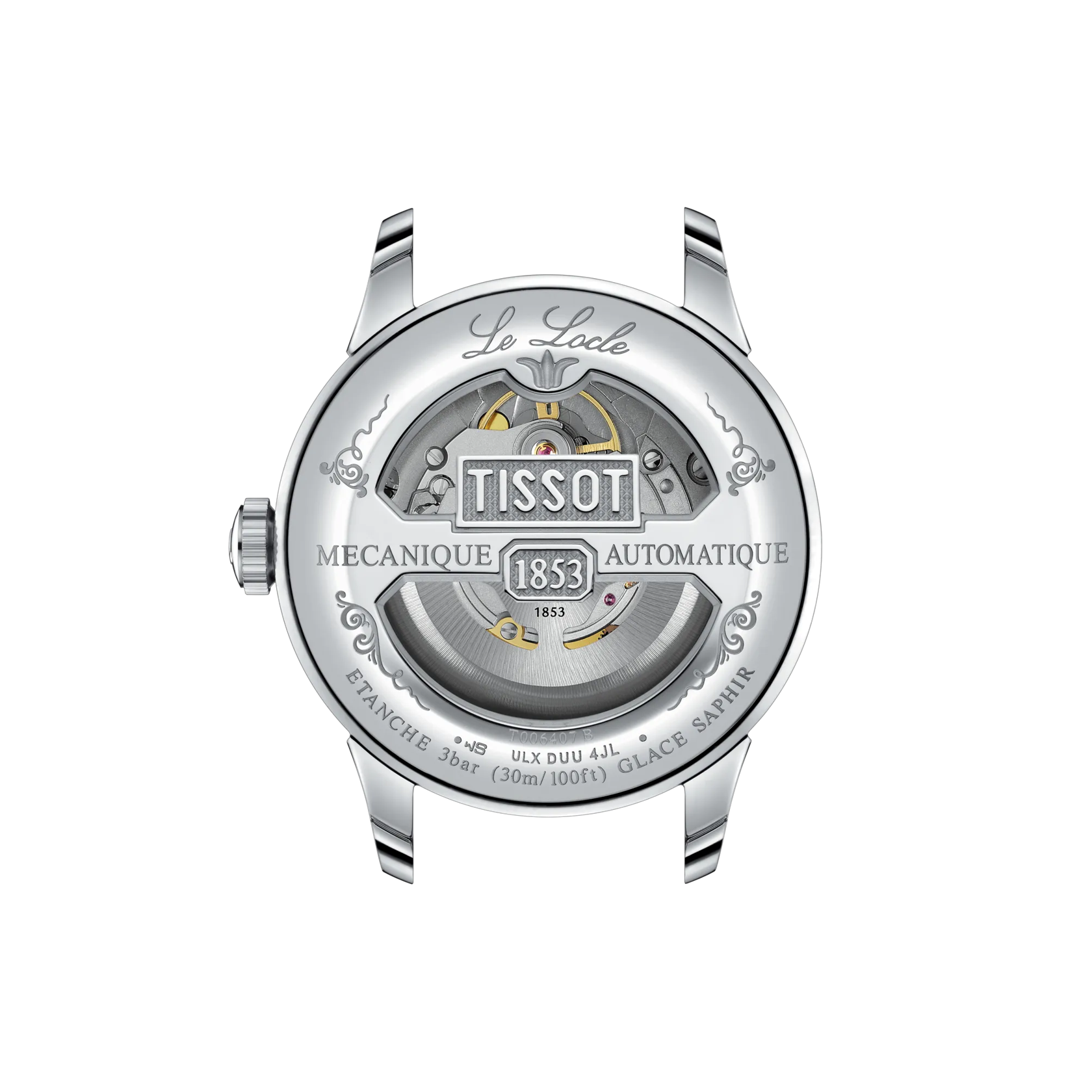 Tissot LE LOCLE Powermatic 80, Automatikuhr, Lederarmband Herrenuhr T006.407.16.043.00