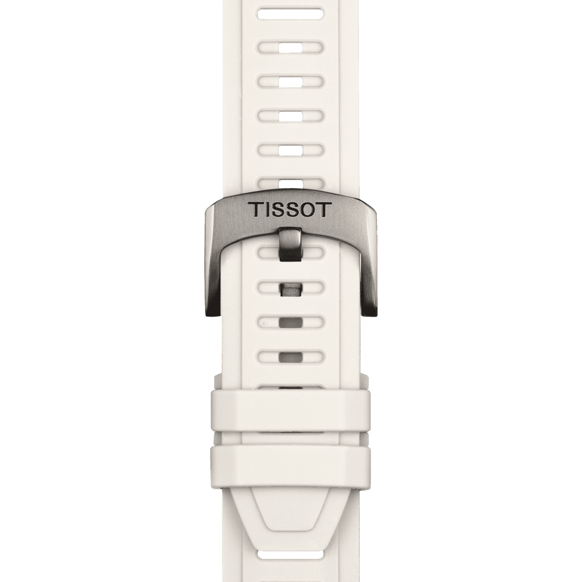 Tissot replacement strap silicone white 21 mm T852.049.245