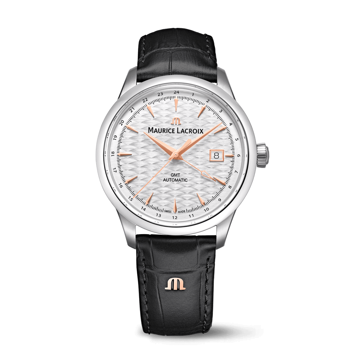 Maurice Lacroix 1975 AUTOMATIC VAGUES DU JURA GMT Herrenuhr 756048-SS001-131-2