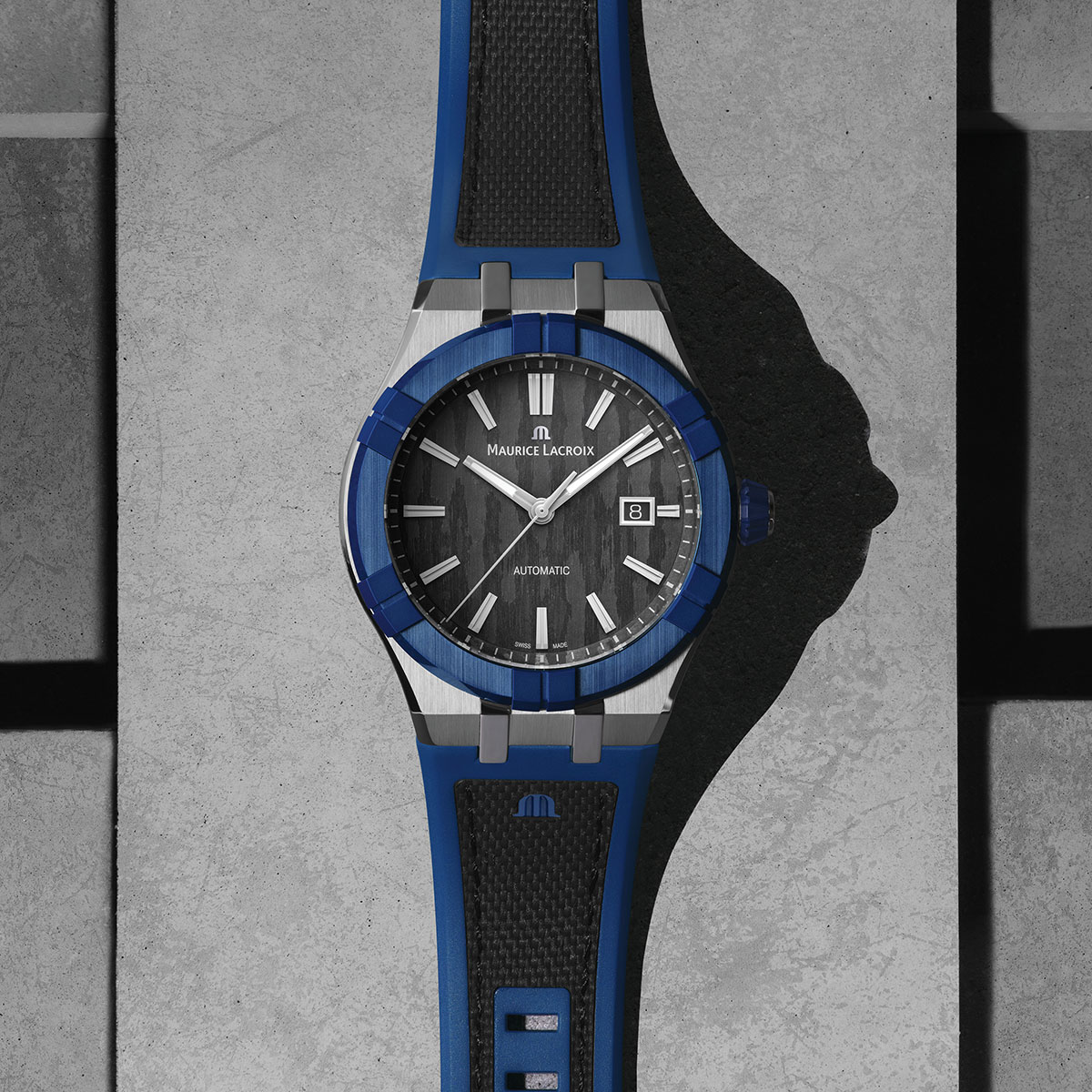 Maurice Lacroix AIKONIC AUTOMATIC 43MM Men's Watch AC6008-SSL40-330-4 Maurice Lacroix AIKONIC AUTOMATIC 43MM Men's Watch AC6008-SSL40-330-4