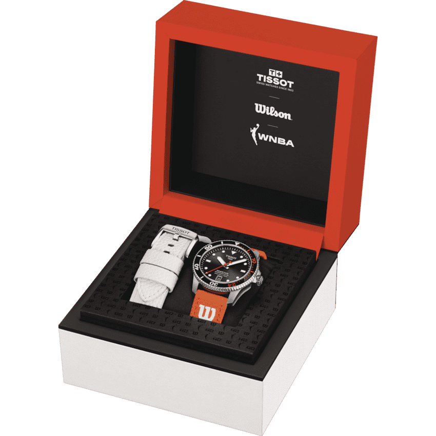 T120-807-17-051-00_BOX_1dZGMQcJTQaYOV Tissot Seastar Wilson WNBA set with white leather strap T120.807.17.051.00