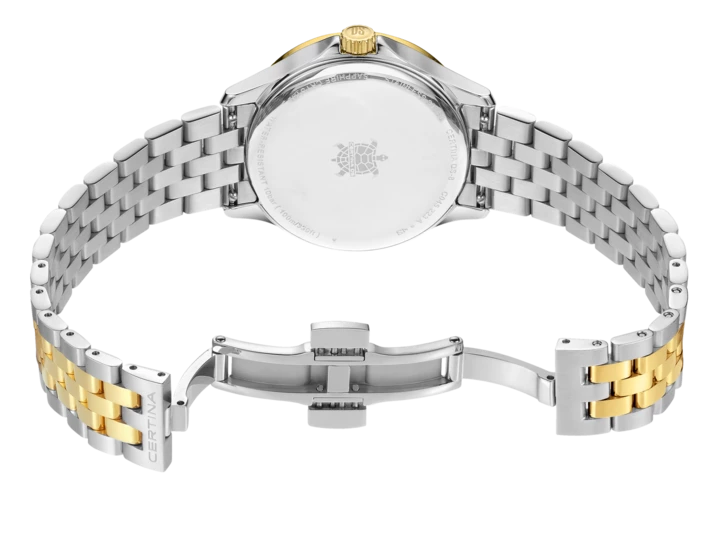 Certina DS-8 Moonphase Lady Quarz, Edelstahl, Perlmutt Damenuhr C045.223.22.111.00