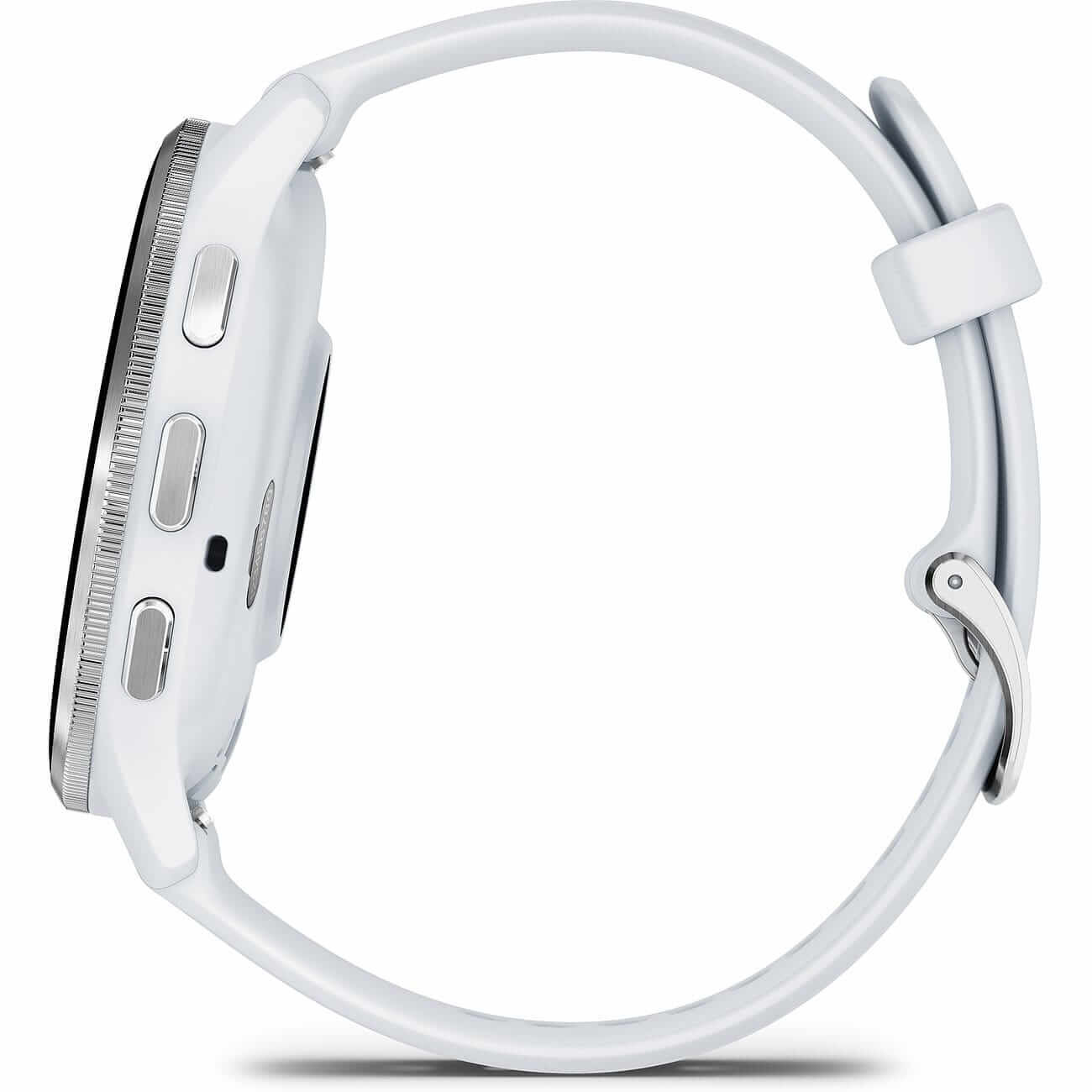 Garmin Venu 3 Steinweiss/Silber mit Silikonarmband Herrenuhr 010-02784-00