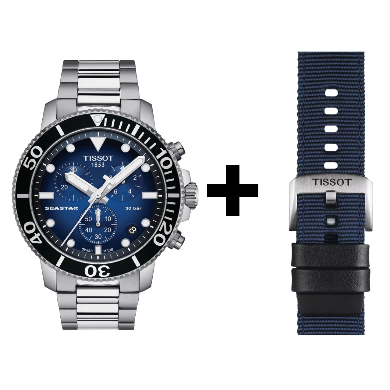 1000 Chronograph Watch Tissot Herrenuhr Seastar 1000 Automatic