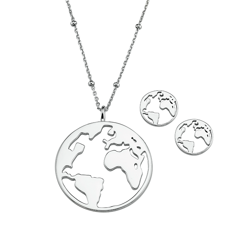 5209642 CEM Damenschmuck Set , Halskette und Ohrstecker BGT906231