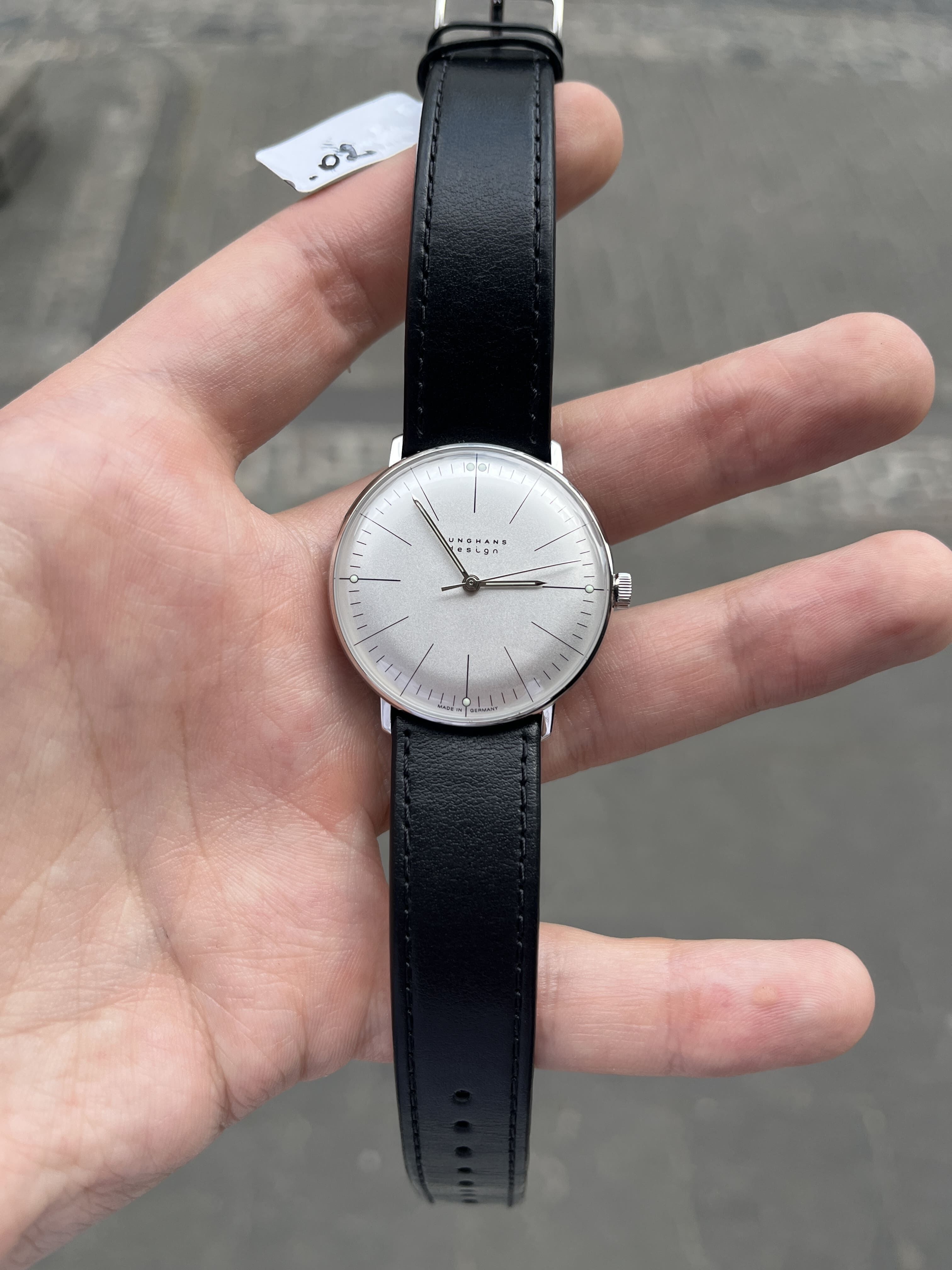 Pre-owmed - JUNGHANS max bill Handaufzug 027/3700.02 Herrenuhr