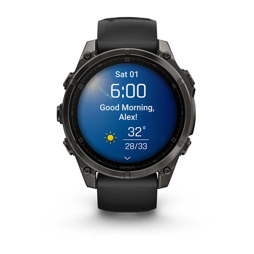 Garmin fēnix® 8 - 47 mm AMOLED Sapphire Black/Carbon Gray Titanium DLC 010-02904-21